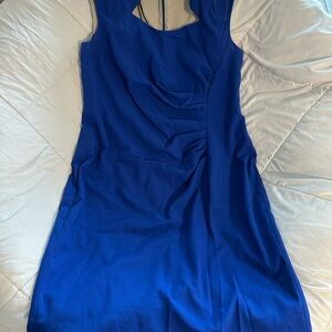 Calvin Klein Royal Blue Backless Dress